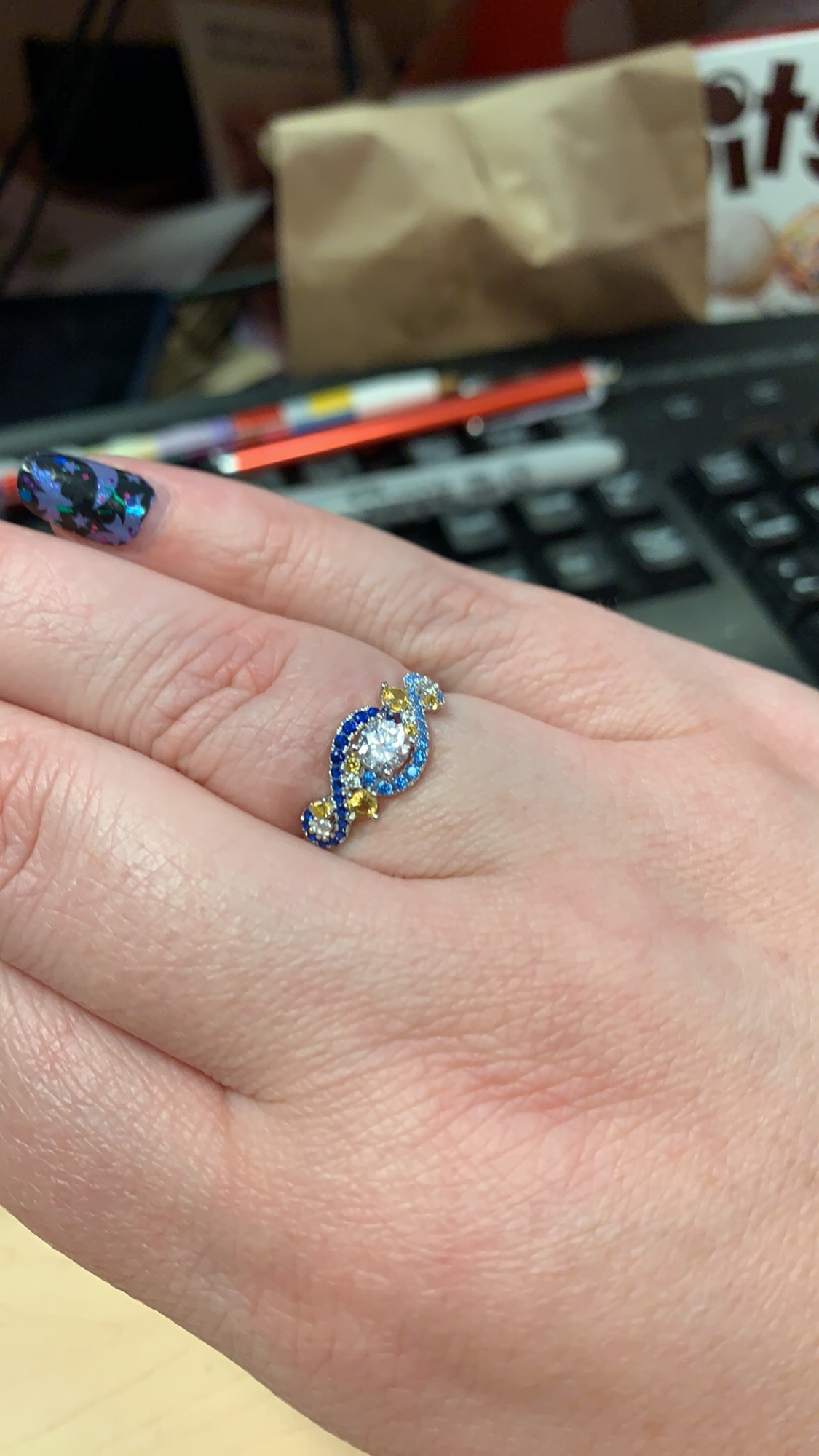 Starry night ring jeulia sales